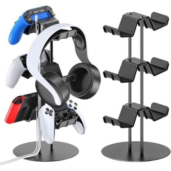 Multiple Controller Desk Stand — Kytok 6 Controller — Silver