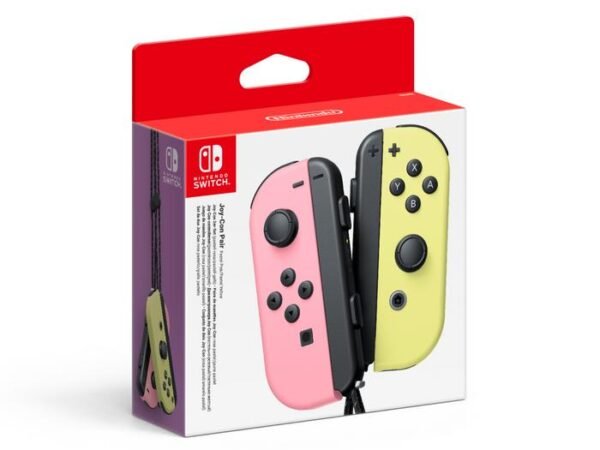 Nintendo Switch Joy-Con — Pastel Pink  Yellow