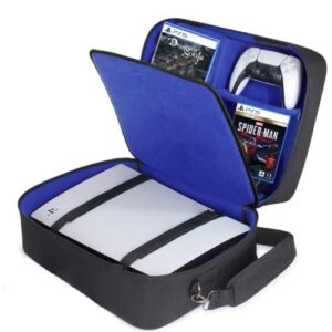 PS5 Slim Bag — Angry Bull — Blue  Black  Red