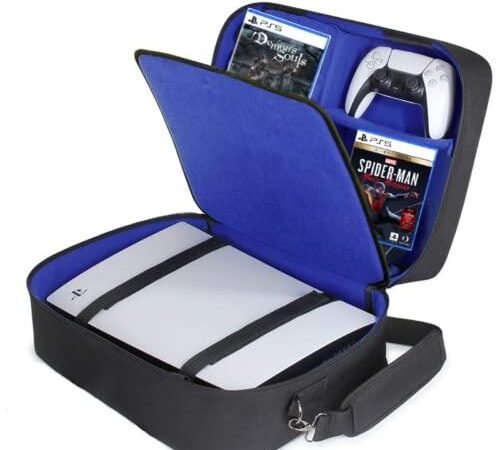 PS5 Slim Bag — Angry Bull — Blue  Black  Red