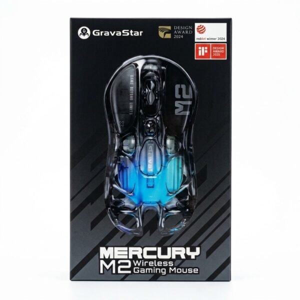 GravaStar Mercury M2 - Transparent Black