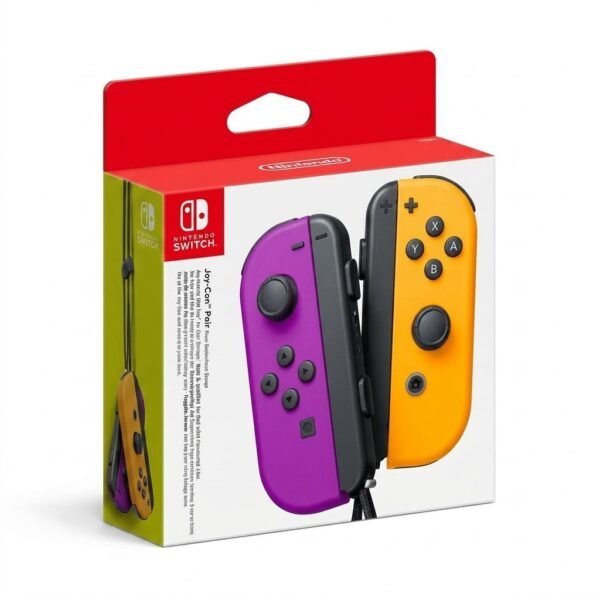 Nintendo Switch Joy-Con –  Neon Purple/Neon Orange