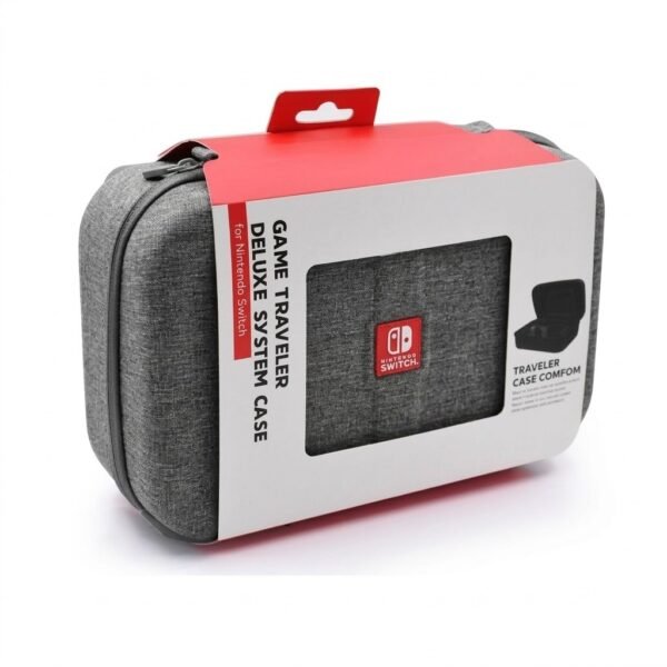 Nintendo Switch Game Traveler Deluxe System Case Gray