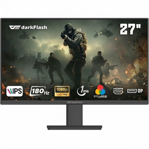 DarkFlash 27 Inch, Full HD(1920x1080), 180Hz, 1MS, IPS