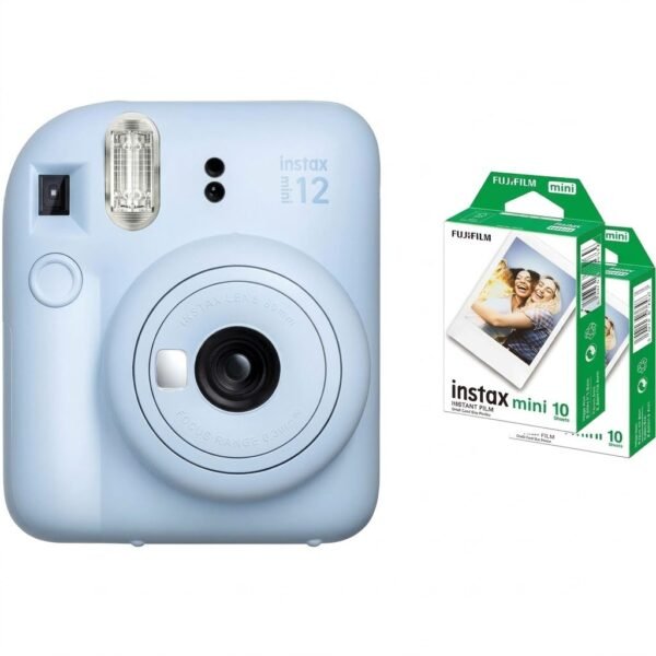 Fujifilm Instax Mini 12 - Pastel Blue + 2 Pack Film